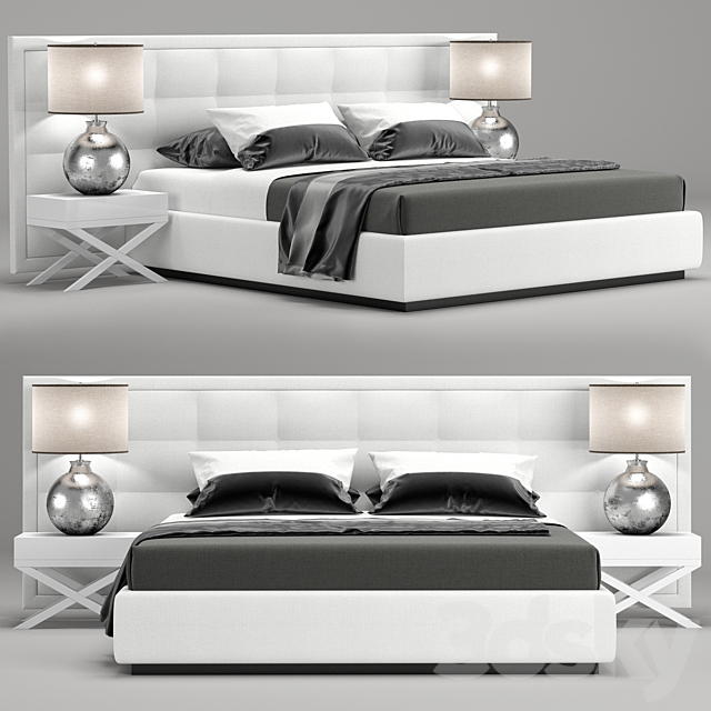 Bed Jazz 3DSMax File - thumbnail 1