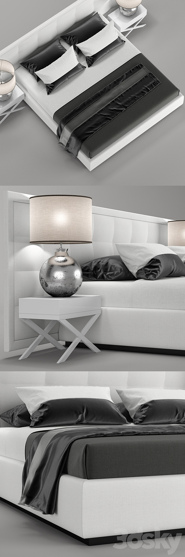 Bed Jazz 3DSMax File - thumbnail 2