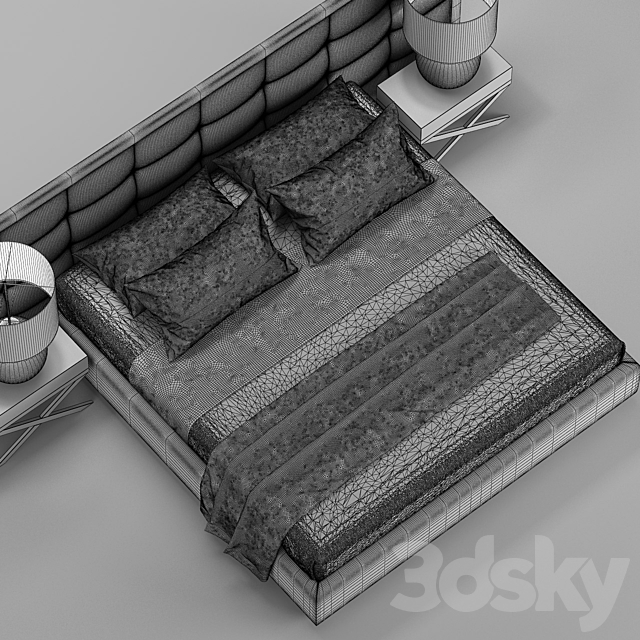 Bed Jazz 3DSMax File - thumbnail 3