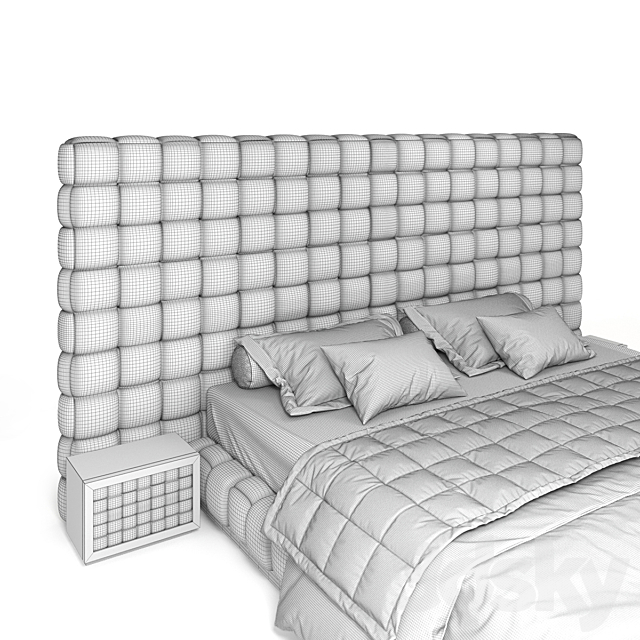 Bed Juliettes 3DSMax File - thumbnail 3