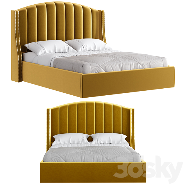 Bed K10I-N-B15 3DSMax File - thumbnail 1