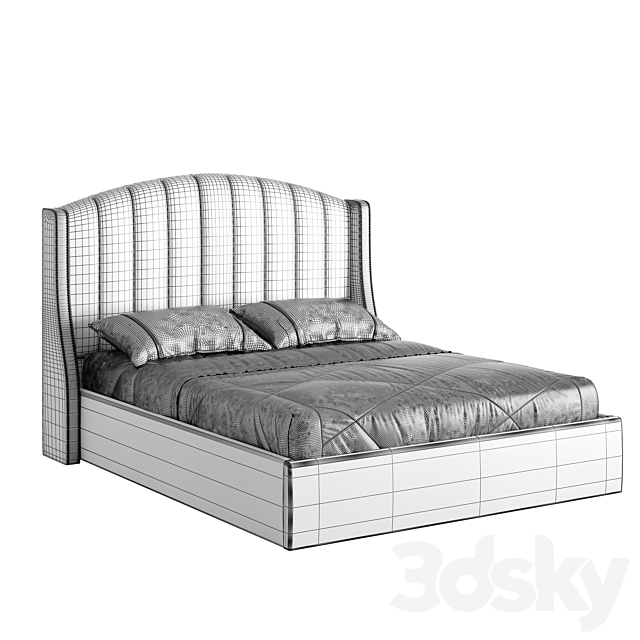 Bed K10I-N-B15 3DSMax File - thumbnail 3