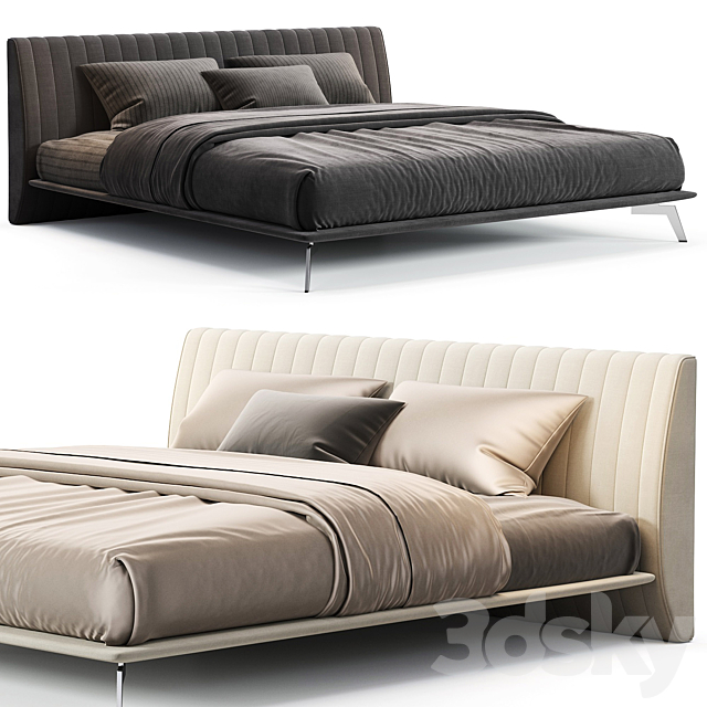 Bed K115 delavega 3ds Max - thumbnail 1