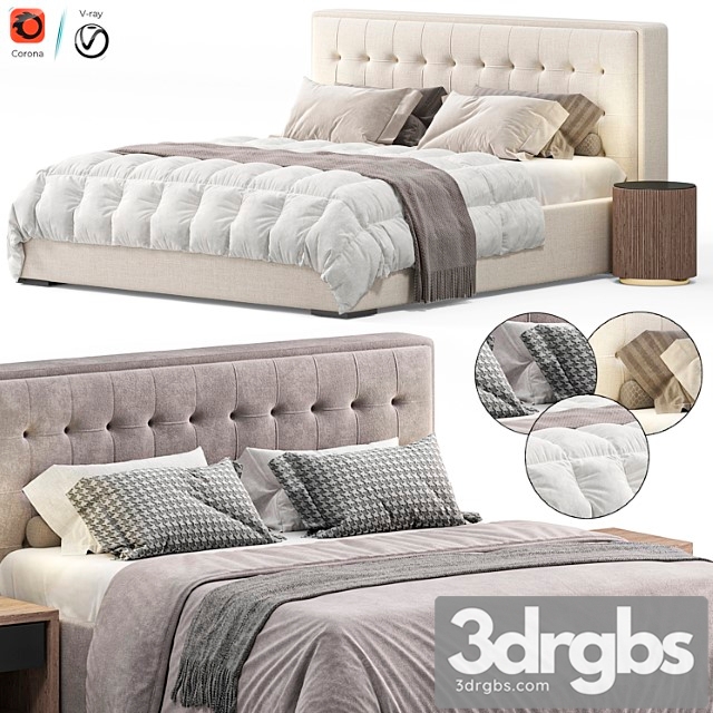 Bed K59 By Delavega 1 3dsmax Download - thumbnail 1