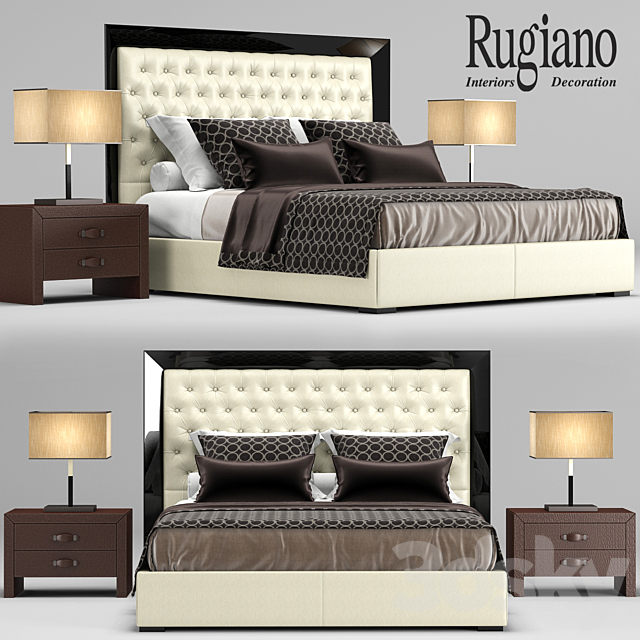 Bed Kenya. Rugiano 3DSMax File - thumbnail 1