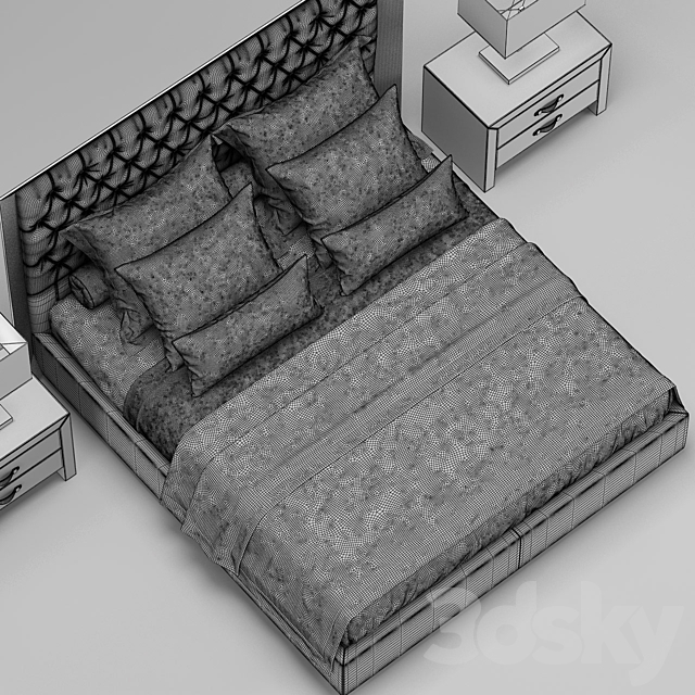 Bed Kenya. Rugiano 3DSMax File - thumbnail 3