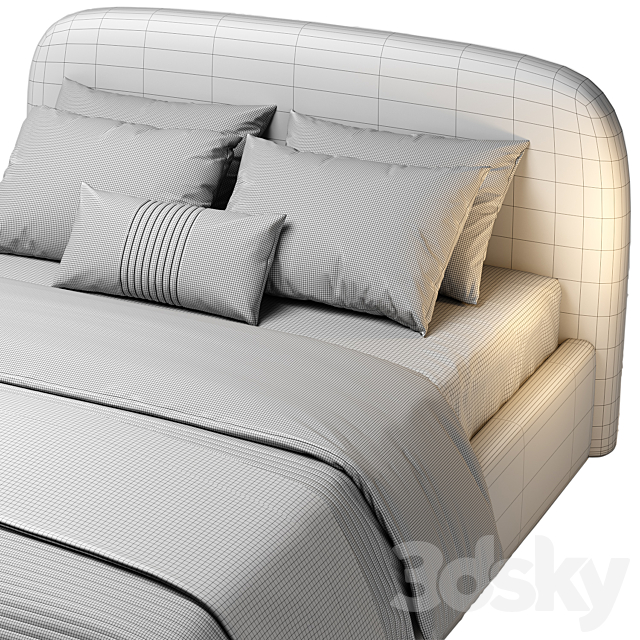 Bed Keviya 160 Divan.ru 3ds Max - thumbnail 3