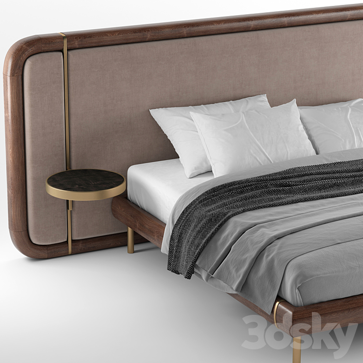 Bed Killian Porada 3DS Max Model - thumbnail 2