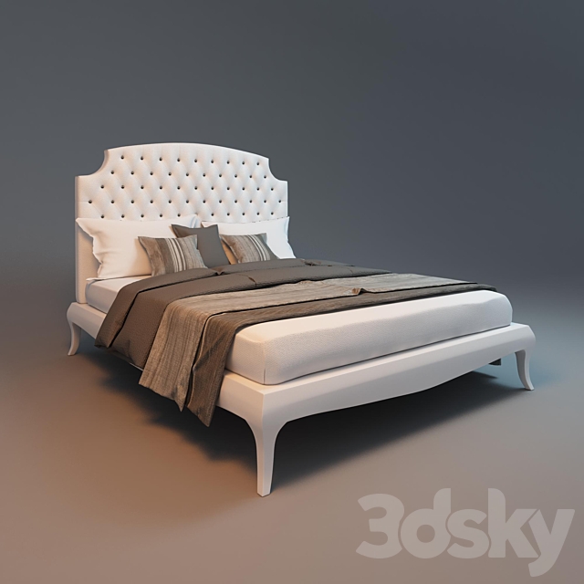 Bed La Ebanisteria collection of Nite Nite 3DSMax File - thumbnail 1