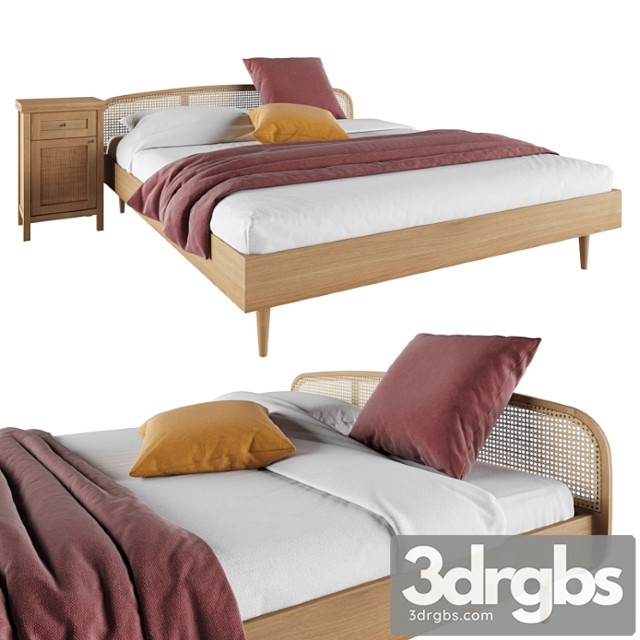 Bed la redoute buisseau 2 3dsmax Download - thumbnail 1