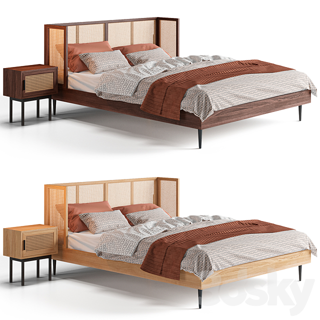 Bed La Redoute Waska _ Noya 3DSMax File - thumbnail 3