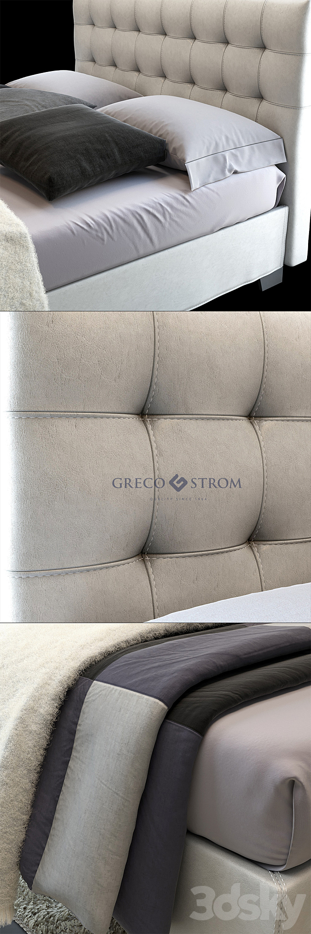 Bed LEGEND by Greco Strom 3DSMax File - thumbnail 2