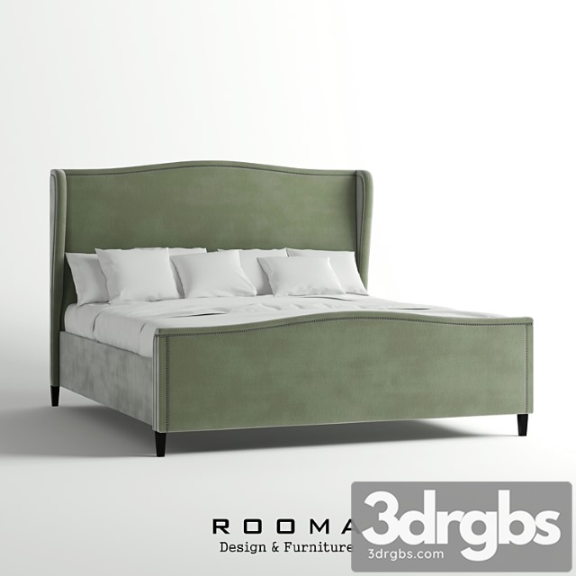 Bed Libera Room Design 3dsmax Download - thumbnail 1