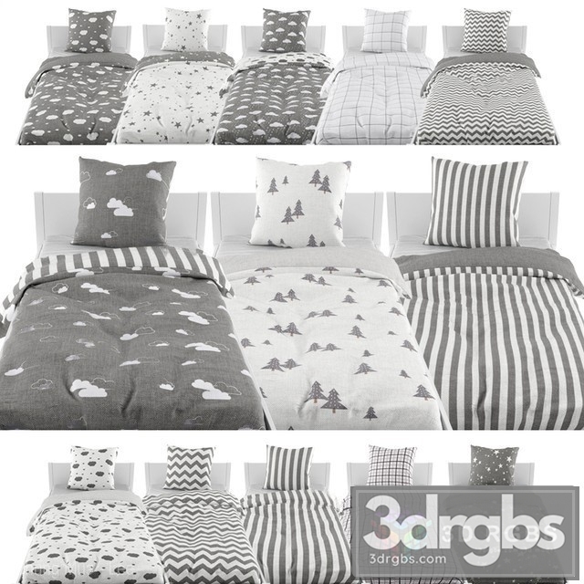 Bed Linen 03 3dsmax Download - thumbnail 1