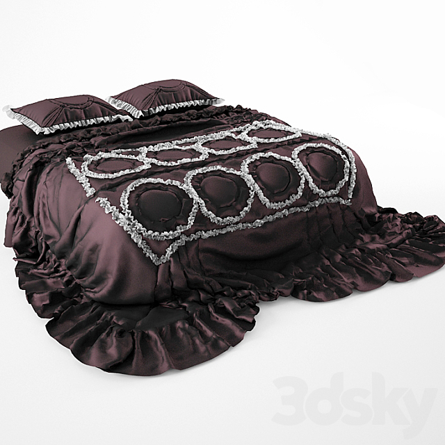 Bed linen 3DSMax File - thumbnail 1