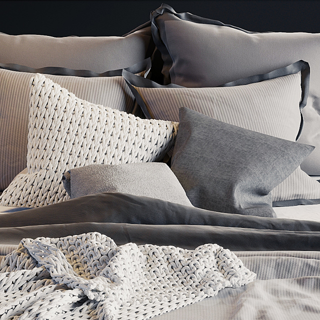 Bed linen 3DSMax File - thumbnail 2