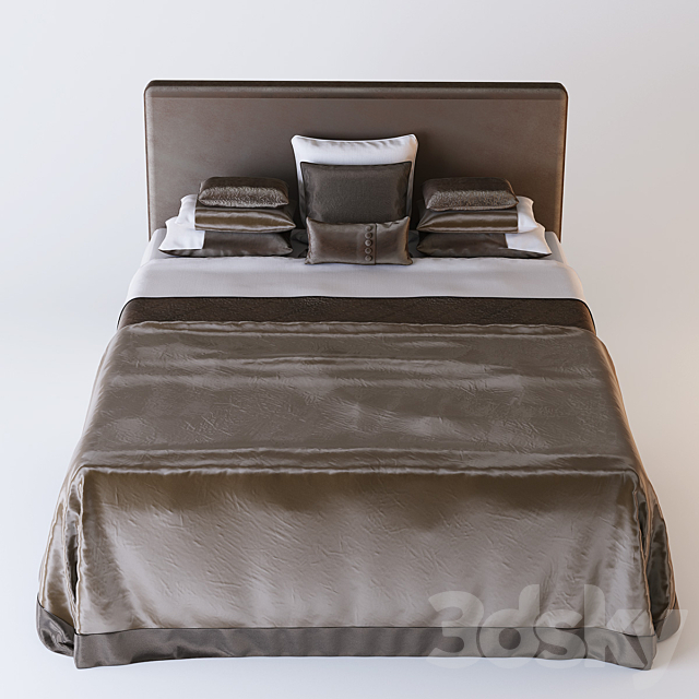 Bed linen in the style of Kelly Hoppen 03 3DSMax File - thumbnail 2