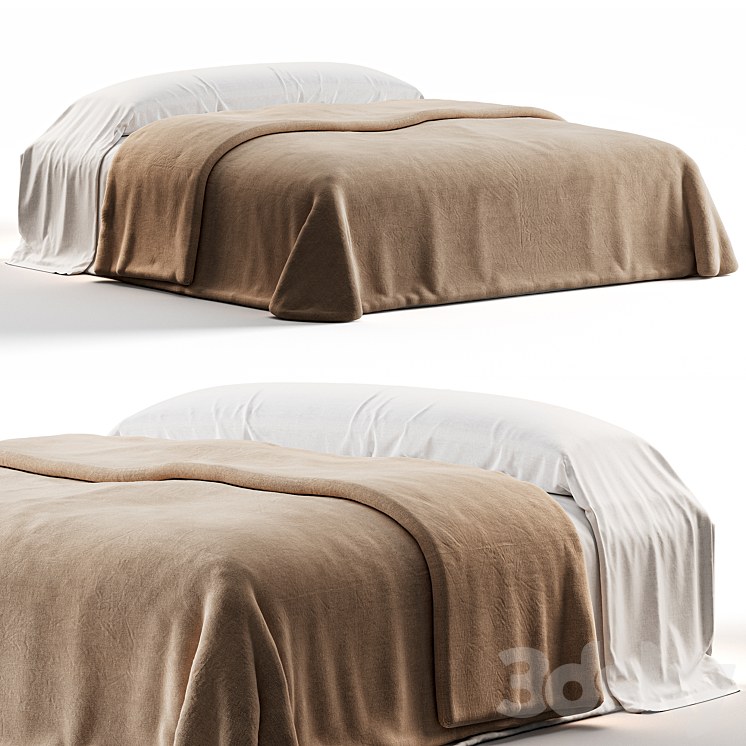 Bed linen zara home 13 3DS Max - thumbnail 1