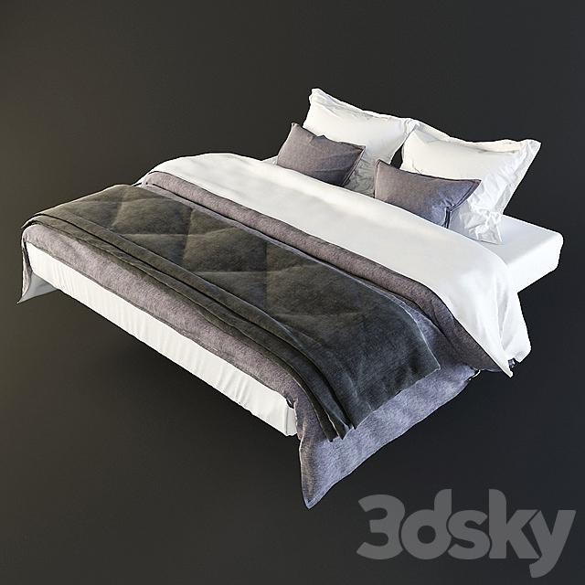 bed linens 3DSMax File - thumbnail 1