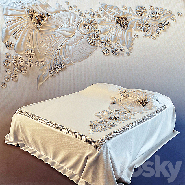 bed linens 3DSMax File - thumbnail 1