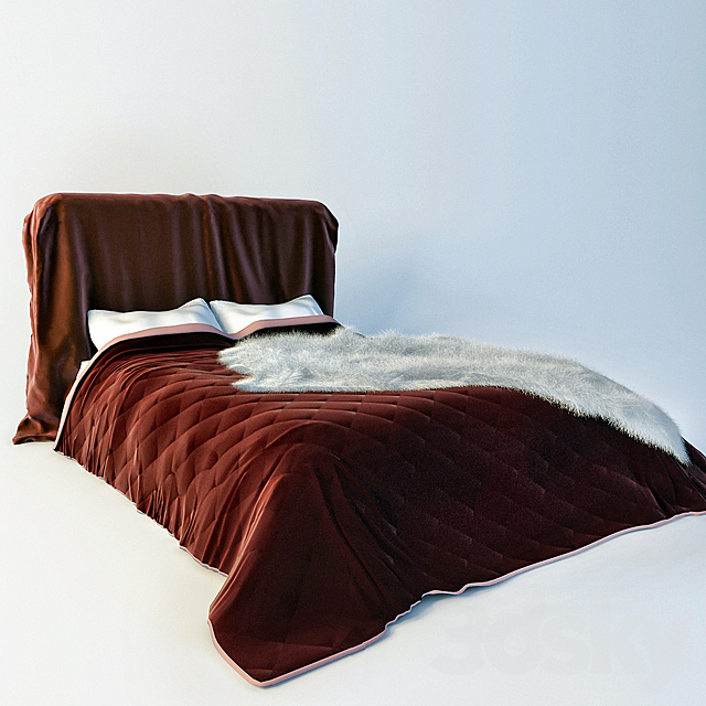 bed linens 3DSMax File - thumbnail 1