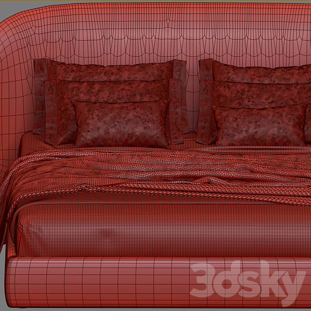 Bed Liu Jo GUEST 3DSMax File - thumbnail 4