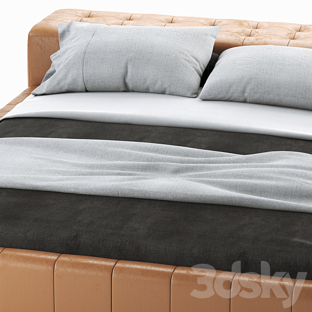 Bed Longbeach Laskasas 3DSMax File - thumbnail 3