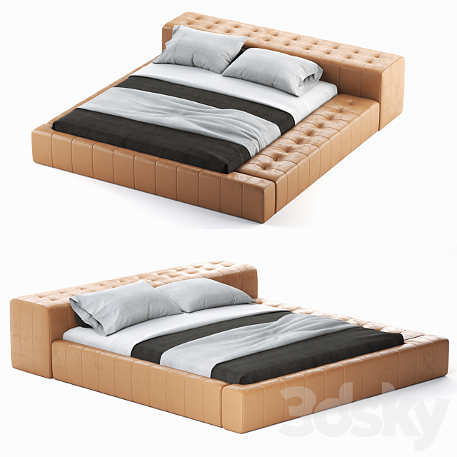 Bed Longbeach Laskasas 3DSMax File - thumbnail 4