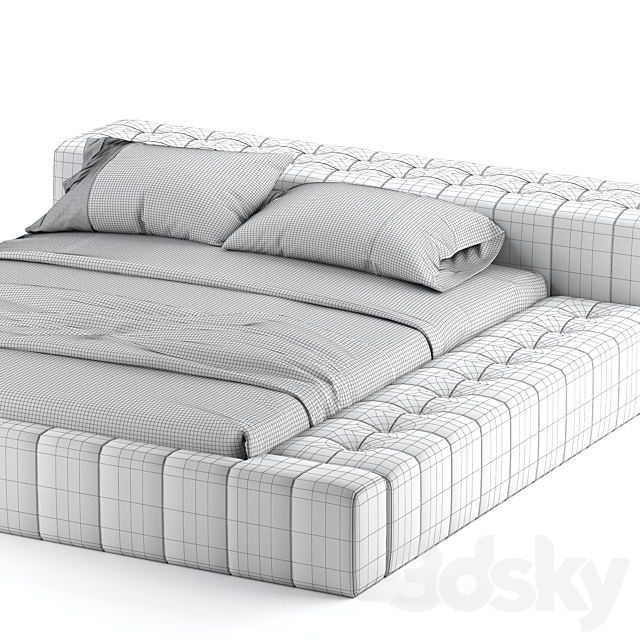 Bed Longbeach Laskasas 3DSMax File - thumbnail 5