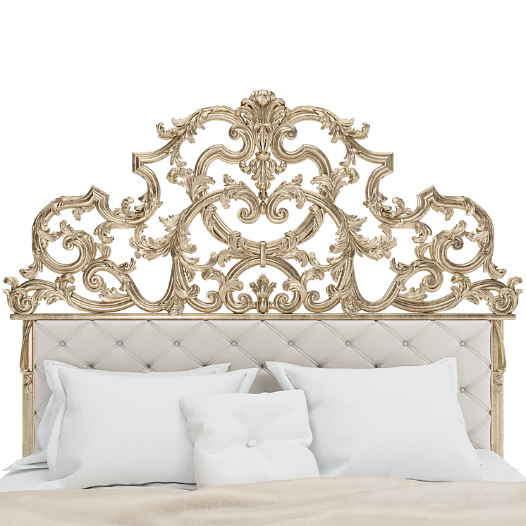 Bed Lucrezia High Romano Home 3DS Max - thumbnail 2