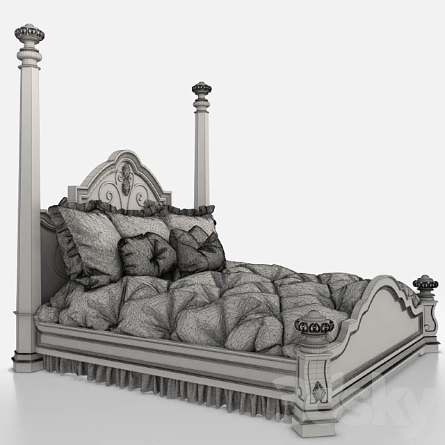 Bed Marge Carson 3DSMax File - thumbnail 2