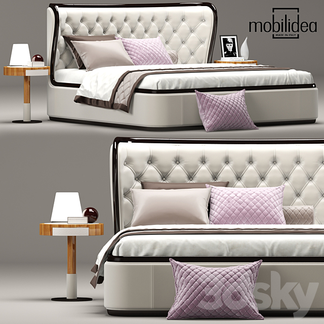 Bed Margot. Mobilidea 3DSMax File - thumbnail 1