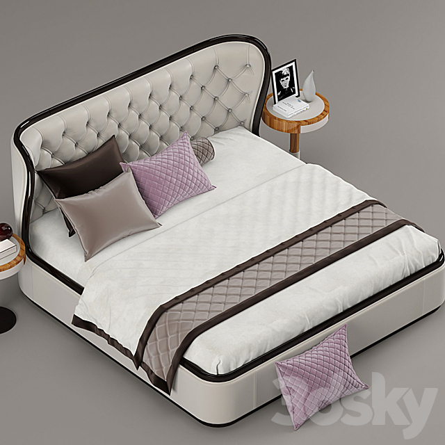 Bed Margot. Mobilidea 3DSMax File - thumbnail 3