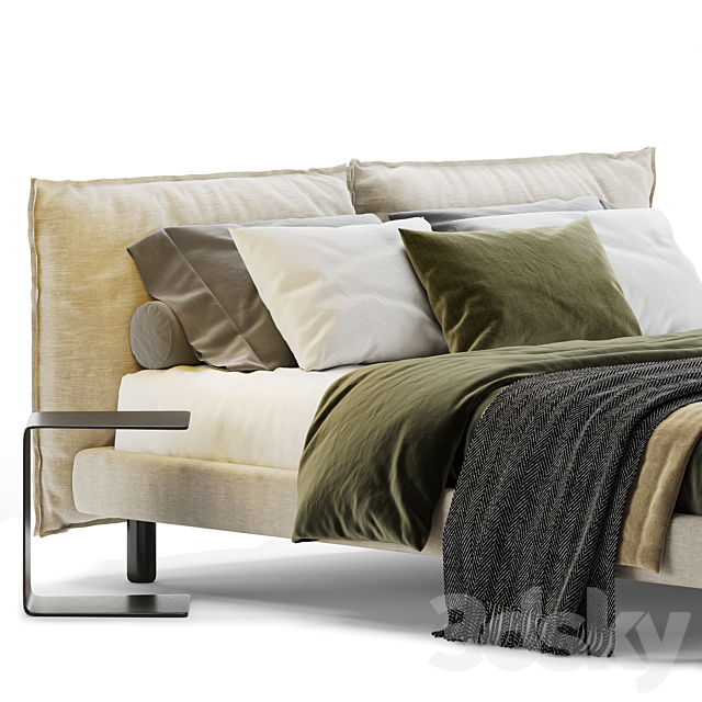 Bed Meridiani Oliver 3DSMax File - thumbnail 2