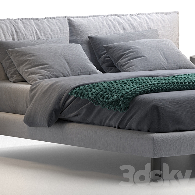 Bed Meridiani Oliver 3DSMax File - thumbnail 2