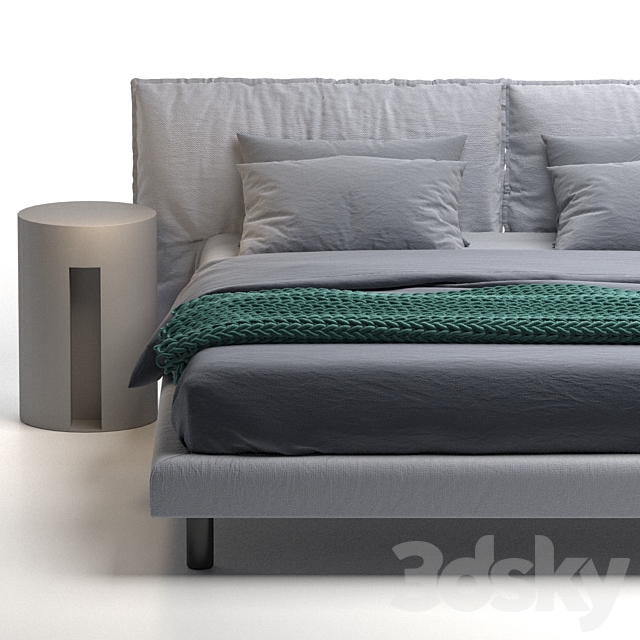 Bed Meridiani Oliver 3DSMax File - thumbnail 4