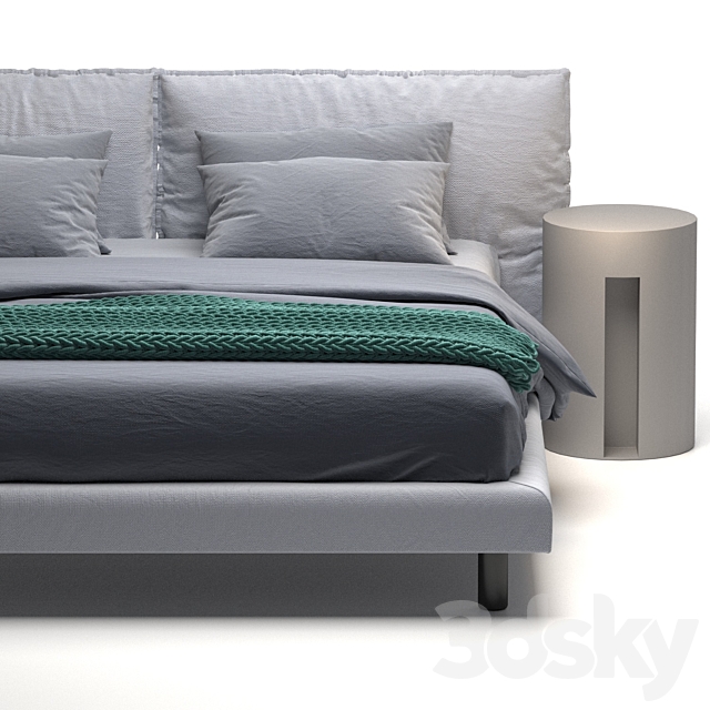 Bed Meridiani Oliver 3DSMax File - thumbnail 5