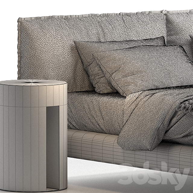 Bed Meridiani Oliver 3DSMax File - thumbnail 7