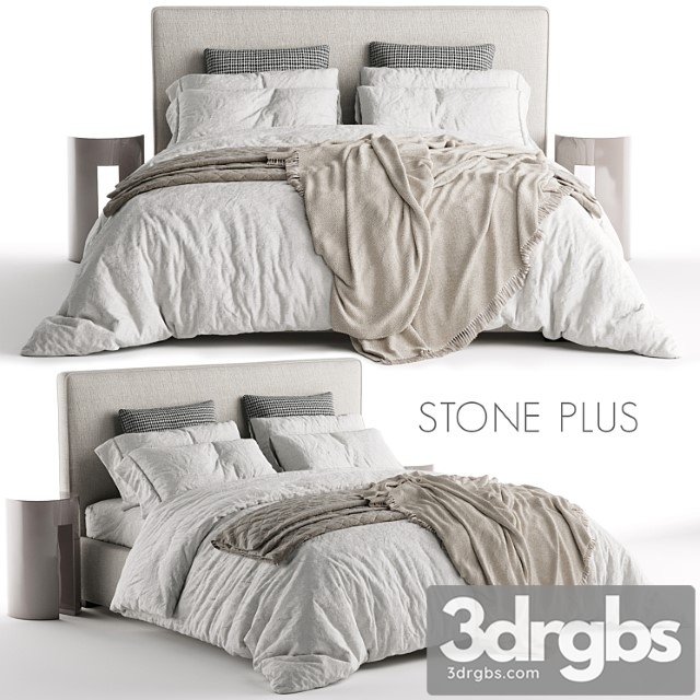 Bed Meridiani Stone Plus 3dsmax Download - thumbnail 1