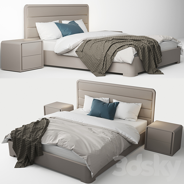 Bed Merx Rovena 3DSMax File - thumbnail 1