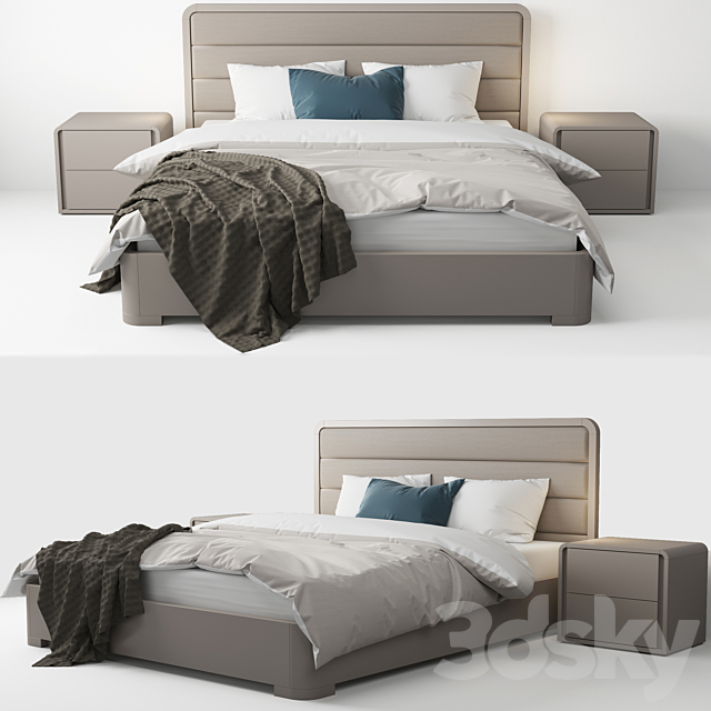 Bed Merx Rovena 3DSMax File - thumbnail 2