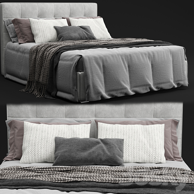 Bed mezzo boconcept 3DSMax File - thumbnail 1