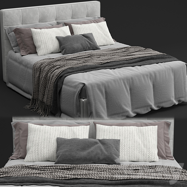 Bed mezzo boconcept 3DSMax File - thumbnail 4