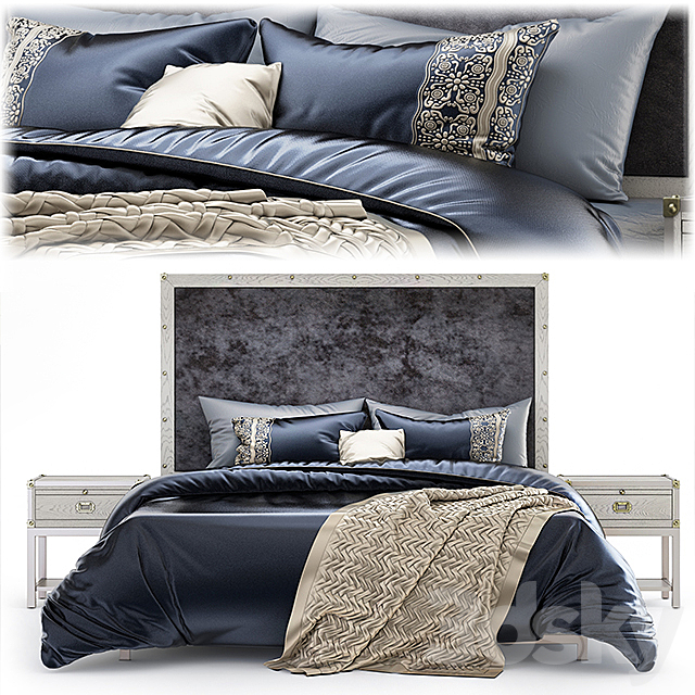 Bed Michael Amini – Menlo Station 3DSMax File - thumbnail 1