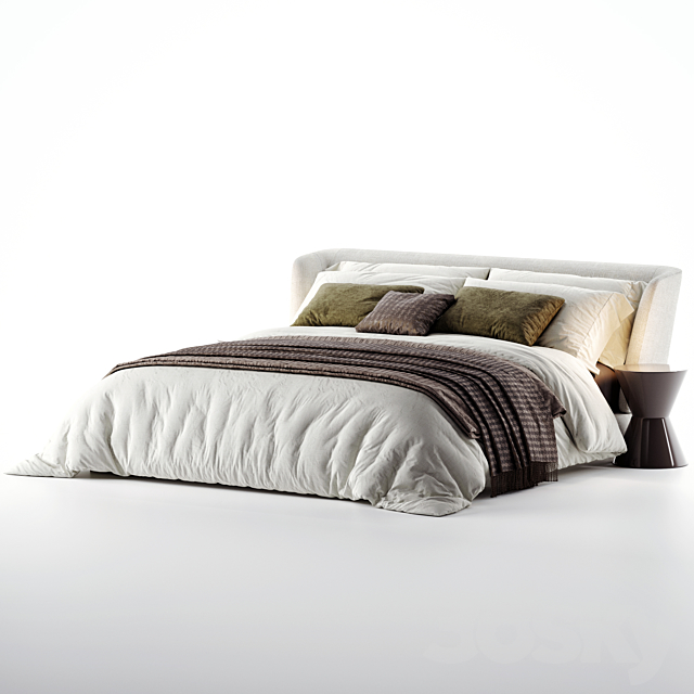 Bed Minotti Reeves (Creed) 3DSMax File - thumbnail 2