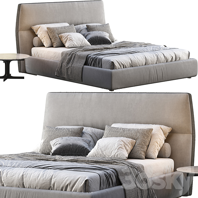 Bed MisuraEmme Cozy 3DSMax File - thumbnail 1