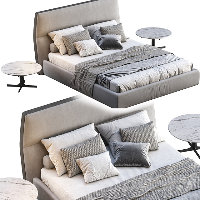 Bed MisuraEmme Cozy 3DSMax File - thumbnail 3