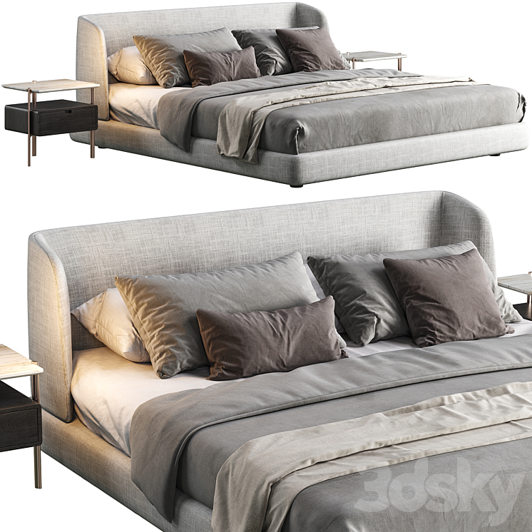 Bed MisuraEmme Virgin 3DS Max Model - thumbnail 1