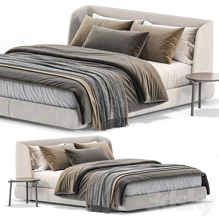 Bed MisuraEmme Virgin 3DS Max Model - thumbnail 1