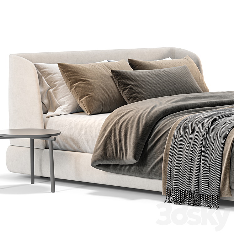 Bed MisuraEmme Virgin 3DS Max Model - thumbnail 2